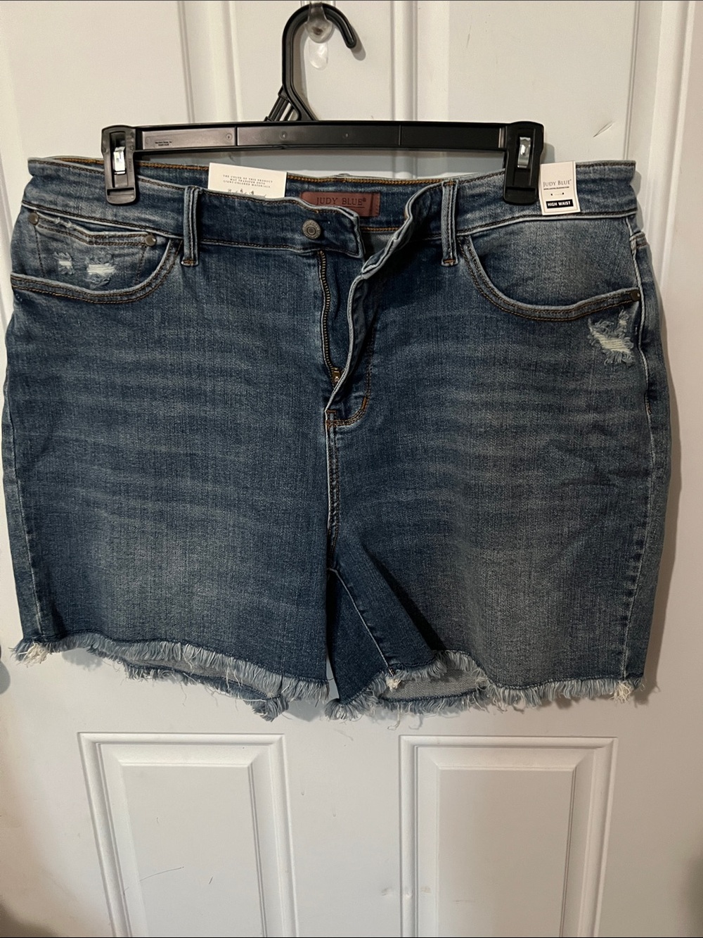 Judy Blue  Distressed Jean Denim Shorts